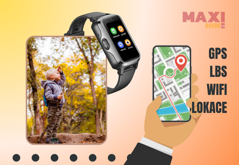 Reloj inteligente 4G para niños con localizador GPS y cámara