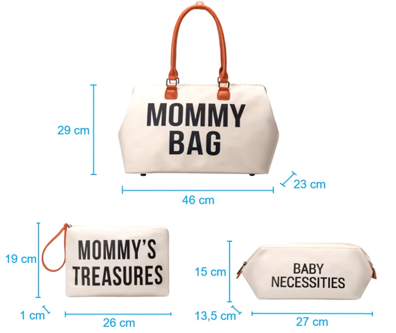 Mommy bag - dimenzije